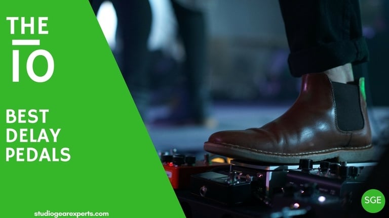 best delay pedals for guitars